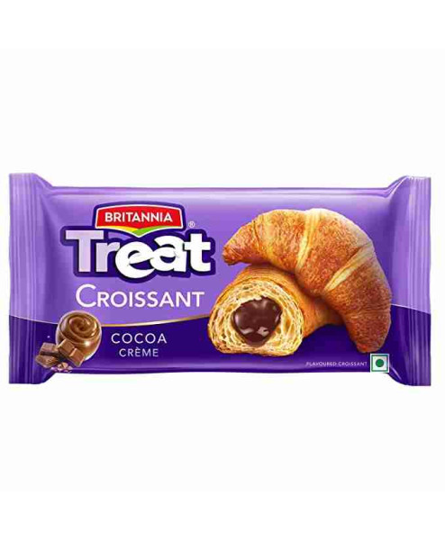 Britannia Treat Croissant  with Cocoa Crème 45g 